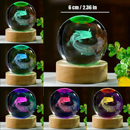 Three Dimensional Axolotl Crystal Sphere