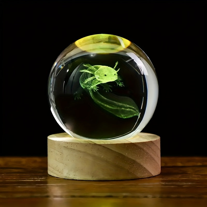 Three Dimensional Axolotl Crystal Sphere