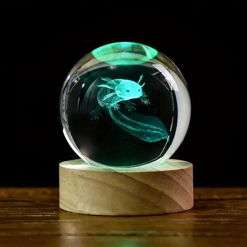 Three Dimensional Axolotl Crystal Sphere