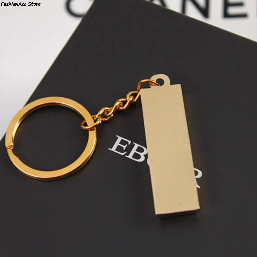 Gold Bar Keychain