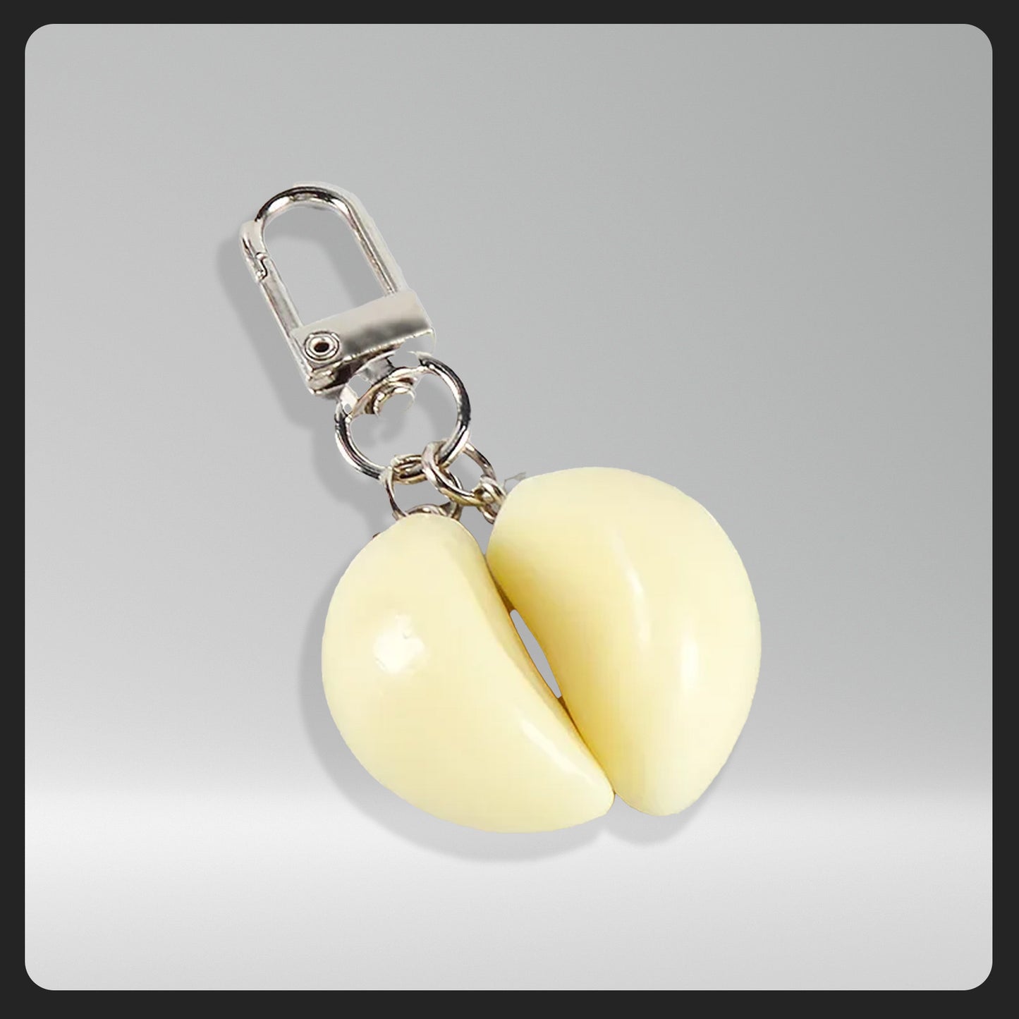 Garlic Pendant Keychain